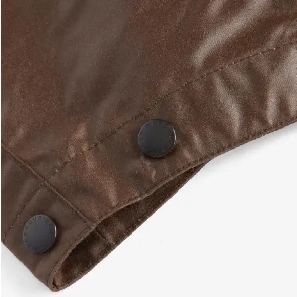 Barbour Waxed Cotton Hood - Bark - Picture 3 of 7